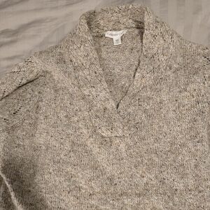 Coldwater Creek Gray Knit Sweater